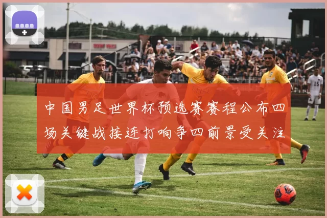 中国男足世界杯预选赛赛程公布四场关键战接连打响争四前景受关注