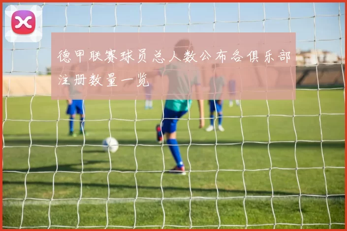德甲联赛球员总人数公布各俱乐部注册数量一览